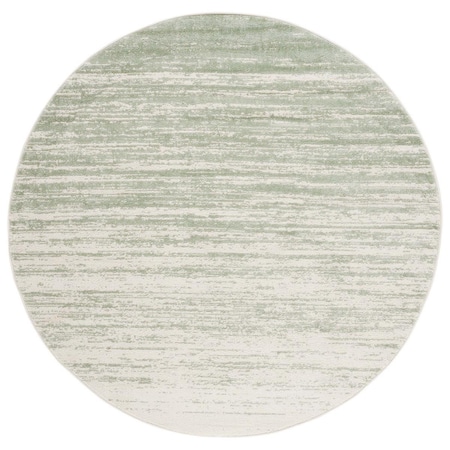 Safavieh 6 x 6 ft. Adirondack Power Loomed Round Area Rug; Sage & Ivory ADR113X-6R